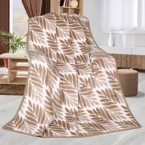 Deka KARMELA PLUS BÉŽOVÝ LIST, 150x200cm