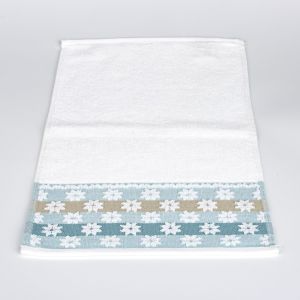 Dětský froté ručník MODRÁ LÉGA, bílý, 30x50cm