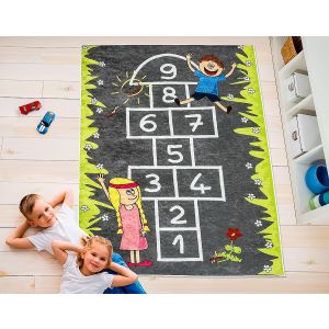 Dětský koberec, běhoun kusový 3D FOTOTISK SKÁKACÍ PANÁK, 100x150cm