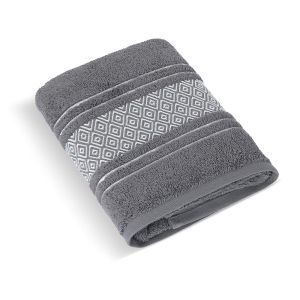 Froté ručník a osuška MOZAIKA, tmavě šedá (více rozměrů)