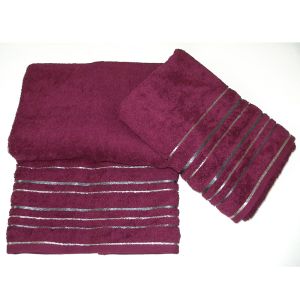 Froté ručník a osuška ZARA, bordó (více rozměrů)