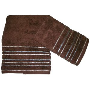 Froté ručník a osuška ZARA, tmavě hnědá (více rozměrů)