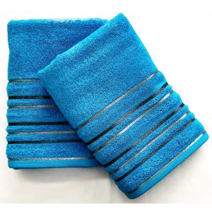 Froté ručník a osuška ZARA, tyrkysová (více rozměrů)