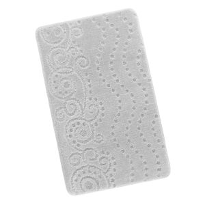 Koupelnová předložka BANY, UNI ORNAMENT SVĚTLE ŠEDÝ (více rozměrů)