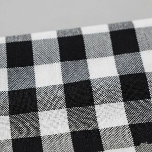 Kuchyňská utěrka ANNA černá a bílá kostka, 1 kus, 45x65cm