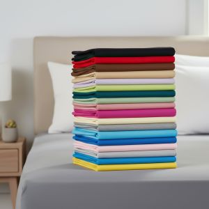 Luxusní napínací mako-jersey prostěradlo s lycrou DELUXE Collection, elastické (25 barev, 7 rozměrů)