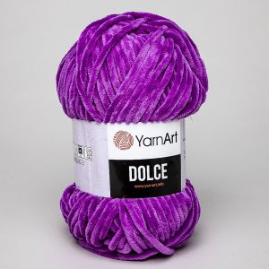 Pletací příze YarnArt DOLCE 788 fialová, efektní, 100g/120m