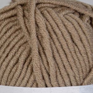 Pletací příze YarnArt MERINO BULKY 218 pískově hnědá, jednobarevná, 100g/100m