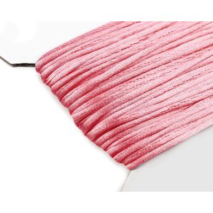 Pletací saténová příze / šňůra 310022/93 světle růžová, jednobarevná, 2mm, 25 metrů