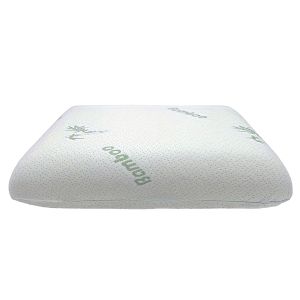 Polštář anatomický BAMBOO NORMAL ze zdravotní paměťové viskoelastické pěny, 38x58cm, se zipem