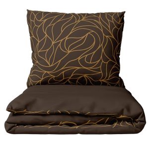 Povlečení DARK DREAM, hnědé, bavlna hladká, 140x200cm + 70x90cm 