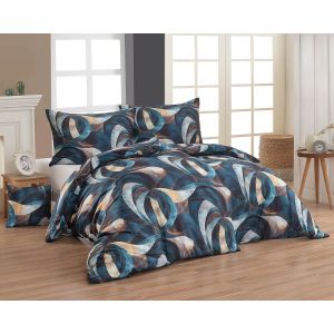 Povlečení Matějovský SOLVARE, abstraktní vzor, petrolejové (více rozměrů, materiálů)