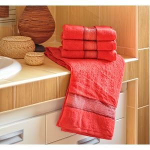 Mikrofroté ručník a osuška DITA, červená (více rozměrů)