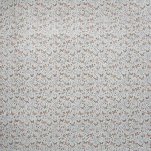 Ubrus PVC s textilním podkladem 1784-03, motýlci hnědí na bílém, š.140cm (metráž)