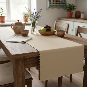 Ubrusovina / štola teflonová úprava, 5040, jednobarevná kávová, š.38cm (metráž)