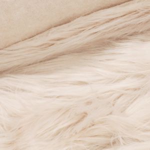 Umělá kožešina 8916 386-67 dlouhý chlup, béžová, šíře 150cm (metráž)