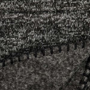 Deka FLEECE, tmavě šedý melír, 150x200cm