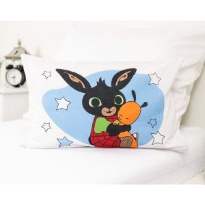 Dětské povlečení do postýlky KRÁLÍČEK BING FLOP BABY, modré, bavlna hladká, 100x135cm + 40x60cm 