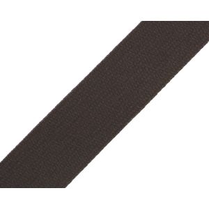 Popruh bavlněný 490011/7930 tmavě hnědý, šíře 3cm (popruh v metráži)