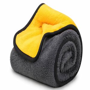 Ručník na sušení auta MAGIC MICROFIBER, mikrovlákno, šedožlutý, 40x40cm