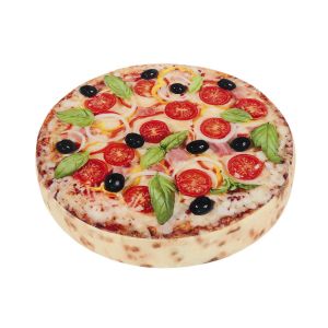 Sedák ORESTE PIZZA, mikro, kulatý 38x7cm