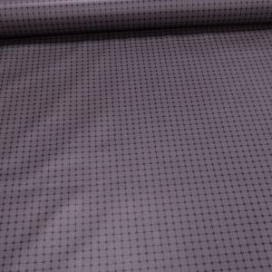 Ubrus PVC s textilním podkladem 1206-3 FANTASTIK, tmavě šedá kostka, š.140cm (metráž)