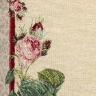 Dekorační polštářek / povláček RETRO RŮŽE NA RÁMEČKU, růžová, 45x45cm